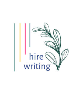Hire Writing Logo